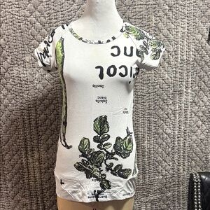 Botanical Print Short Sleeve Tee